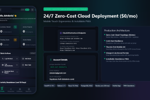 Project LifeOps (Part 5): 24/7 Zero-Cost Cloud Deployment ($0/month), Mobile Optimization, and PWA