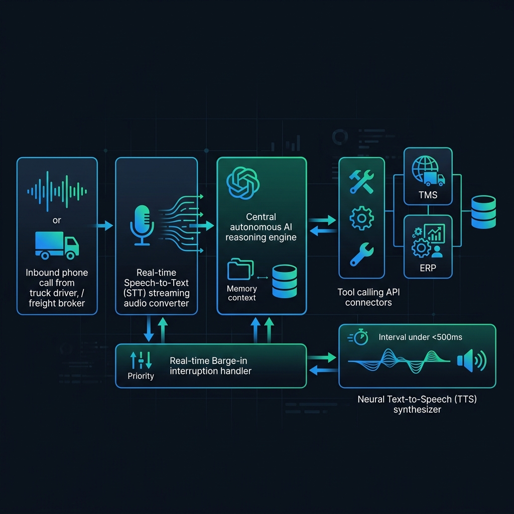 Technical architecture of HappyRobot&rsquo;s real-time voice AI pipeline