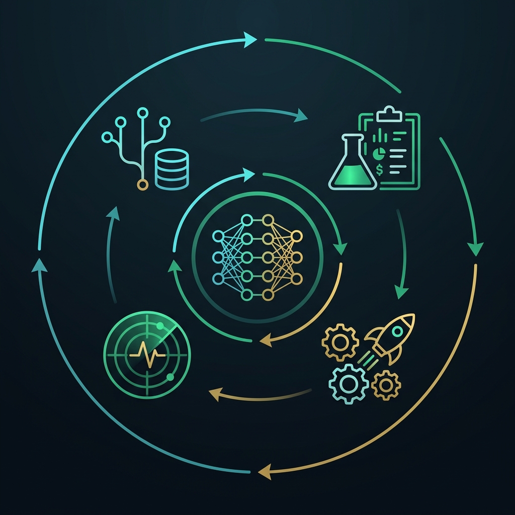 The 4 fundamental pillars of the continuous MLOps lifecycle
