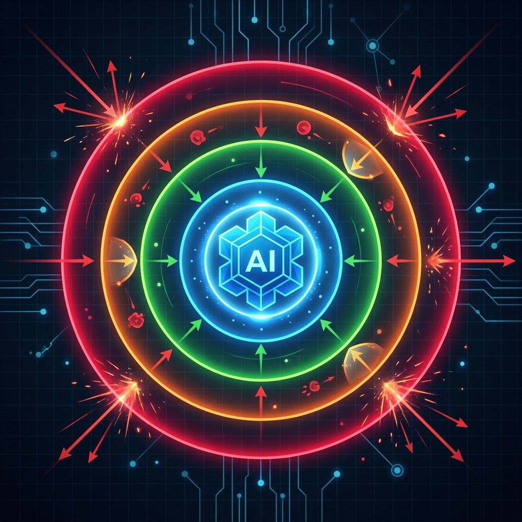 Defense in depth: 5 protection layers for AI agents