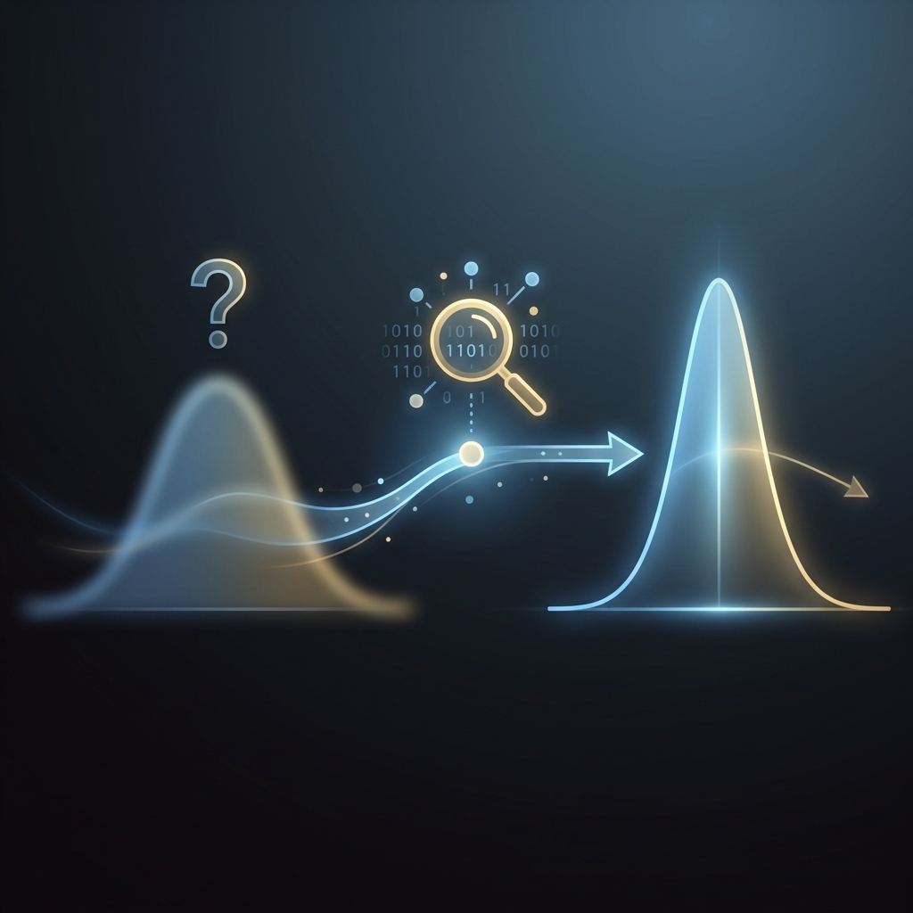 Visualization of Bayesian updating: from prior to posterior