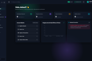 Proyecto LifeOps (Parte 2): Frontend React con Glassmorphism, Dashboard 360° y Sistema de Diseño Dark Mode