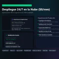 Proyecto LifeOps (Parte 5): Despliegue 24/7 en la Nube a Coste Cero ($0/mes), Optimización Móvil y PWA