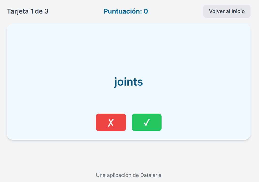 ejemplo de tarjeta de respuesta