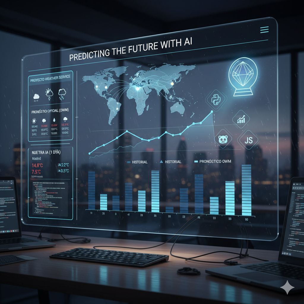 Conceptual image of Weather Service Predictions