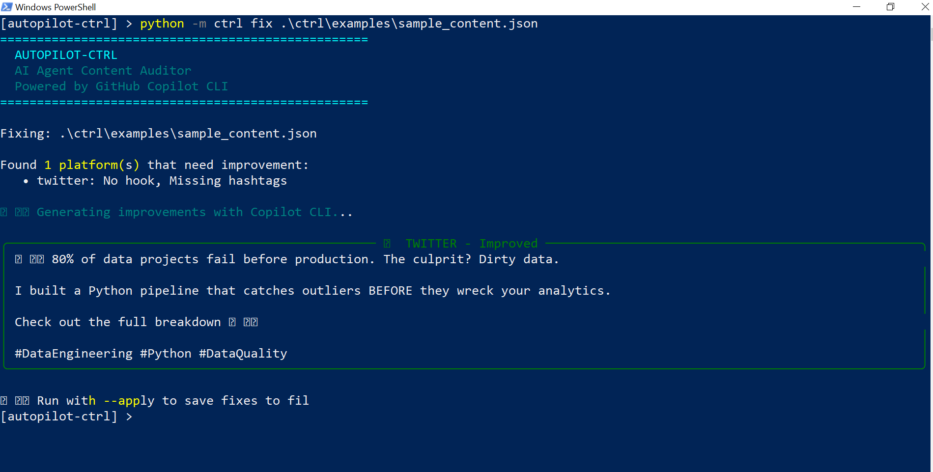 5. Contenido mejorado por Copilot