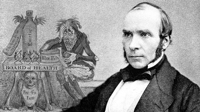 Retrato de John Snow, padre de la epidemiología moderna
